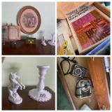 Vintage decor plus dresser contents