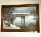 Oil on Canvas Painting of Covered Bridge