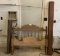 Single Bed & Wooden Ladder