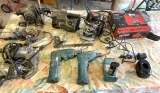 Assortment of Electric and Battery Powered Tools