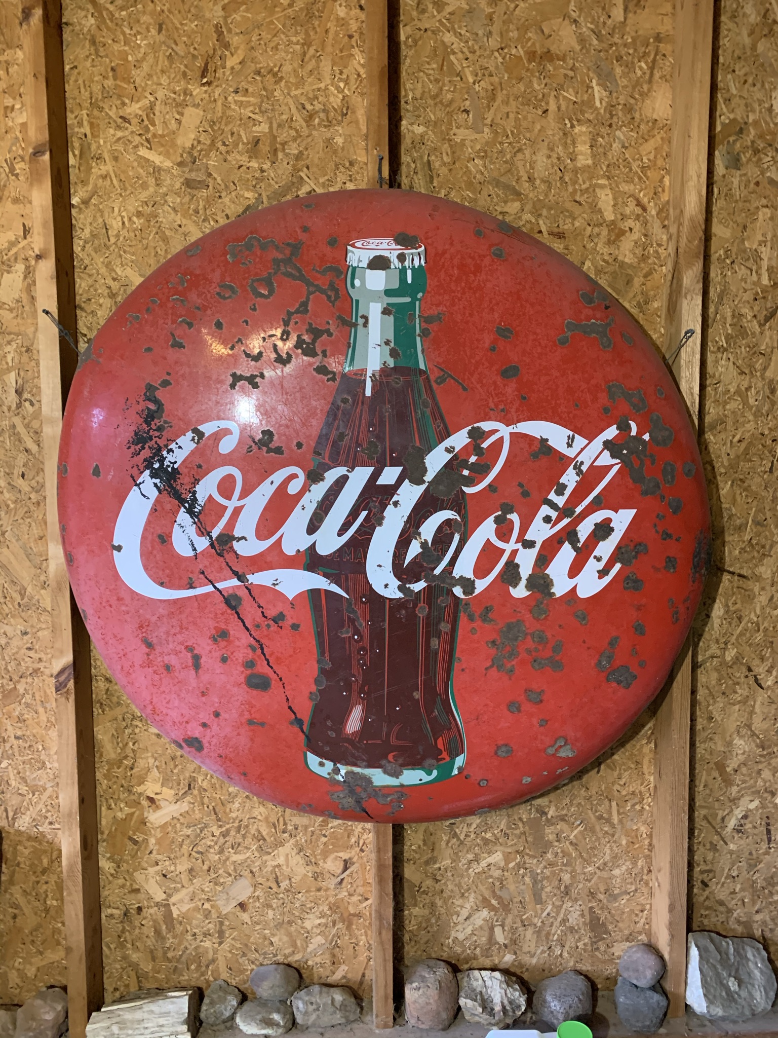Coca Cola Bottle Cap Sign