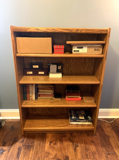 Very Nice Sturdy Bookcase.  Contents not included