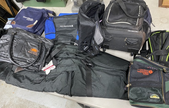 Group lot of assorted bags, luggage