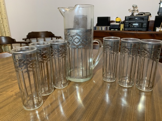 Vintage Glassware Drink Set