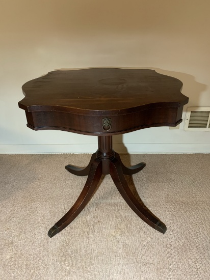 Shield Top Side Table