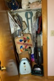 Contents of Bedroom Closet - Eureka Vacuum, Purses,  Blankets and More