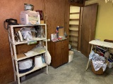 Clean Out Laundry Room in Basement - Cleaning Items, Vintage Phone, Wooden Cabinet and MORE!