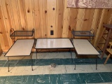 Pair of Mid Century Style Side Tables and Coffee Table