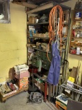 Clean Out Basement Wall & Shelf - Sockets, Power Tools, Hardware, Hand Tools, & More