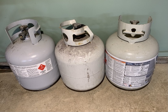 3 Propane Cylinders.  Only 1 is Full