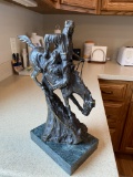 Excellent vintage Frederic Remington Bronze Statue 