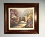 Limited Edition S/N Print on Canvas The Victorian Garden by Thomas Kinkade.