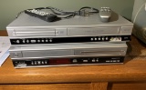 Pair of Philips DVD / VHS Players