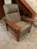 Mission Style Recliner - See Photos