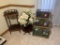 Set of 3 Nesting Trunks, Flower Vase with Stand and Spindle Stand