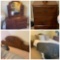 4 Piece Queen Bedroom Set - Bed, Night Stand, Chest of Drawers, and Dresser with Mirror