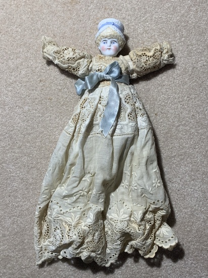 Antique Doll with Porcelain Head