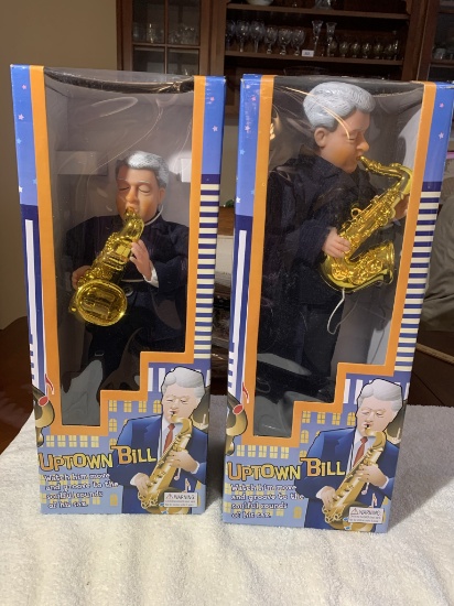 2 Uptown Bill Clinton Playing Sax Dolls