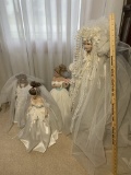 Group of Bridal Dolls - One is Patricia Rose & One is Dynasty Doll Collection