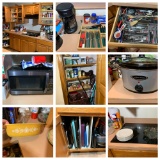Kitchen Cleanout - Utensils, Small Appliances, Glassware, Baking and More