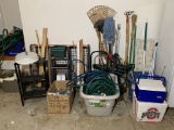 Cleanout of Garage - Ladder, Gardening Items, Lawn Chairs, Cooler and More