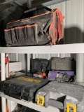 Assorted Electric Tools, Tool Bag, cases