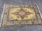 Hand knotted vintage Persian rug