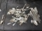 Large lot of sterling silver flatware