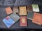 Group lot of assorted books including leather bound