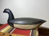 Unusual Old Hand Carved, Painted Goose Decoy