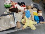 Group lot of cabbage patch dolls