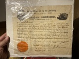 Harrison Civil War Commission Document