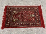 Vintage Red Prayer Rug