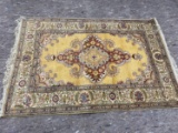 Hand knotted vintage Persian rug
