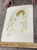 Unusual Signed Vintage Print