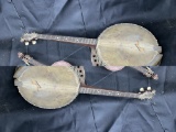 Antique Banjo plus old violin