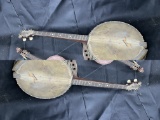 Antique Banjo plus old violin