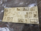 Unusal snapshot of stamped envelope