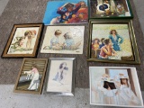 Group lot of oil on canvas paintings by 