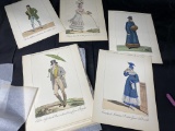 Very large lot of antique high quality prints