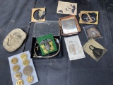 Military Insignia, Assorted old photos