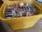 Large Tote Lot of Assorted Hot Wheels diecast Cars