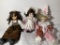 Seki Guchi Japan Vinyl Doll, Cardinal INC Google Doll & Porcelain Clown Doll