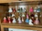 Large group lot of Barbie doll Christmas Ornaments