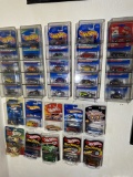 Group lot of better Hot Wheel diecast cars in packaging