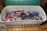 Huge Storage Tote of Collectible Cars - Hot Wheels, Winner's Circle, Racing Champions