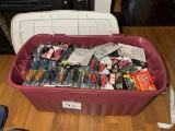 Huge Storage Tote of Collectible Cars - Racing Champions