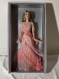 Platinum Label Collection from Barbie Fan Club 2017 Blush Fringed Gown Barbie Doll