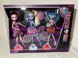 Monster High Dot Dead Gorgeous Doll Set - Draculaura, Abbey Bominable, Ghoulia Yelps