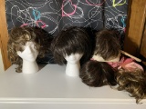 Group of Wigs and Hats